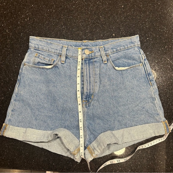High Rise Jean Shorts - Picture 7 of 7